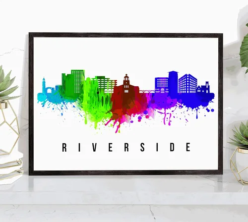 Vista 24 de Generic Póster de Albuquerque Skyline New Mexico, 12 x 18 pulgadas, perfecto para sala de estar, dormitorio, oficina