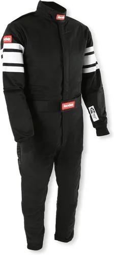 Vista 4 de RaceQuip Racing Driver Fire Suit One Piece Multi Layer SFI 3.2A/ 5 Negro Pequeño 120002
