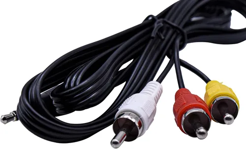 Vista 6 de HQRP Cable de audio y video AV compatible con videocámara Panasonic PV-DV200, PV-DV200D, PV-DV201, PV-DV201D, PV-DV202, PV-DV202D
