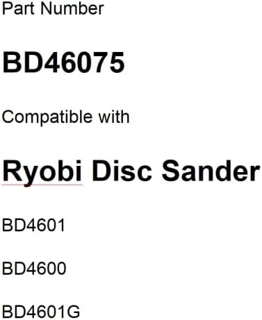 Vista 2 de Correas de transmisión BD46075 BD4601 BD4600 BD4601G compatibles con lijadora de disco 2