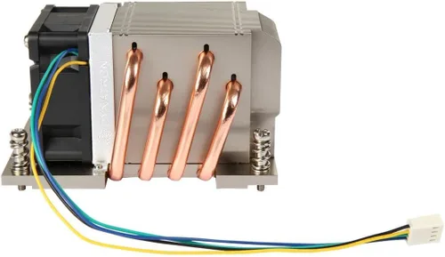Vista 3 de Dynatron Disipador de calor de aluminio activo A26 2U con Heatpipe integrado para AMD EPYC Socket SP3