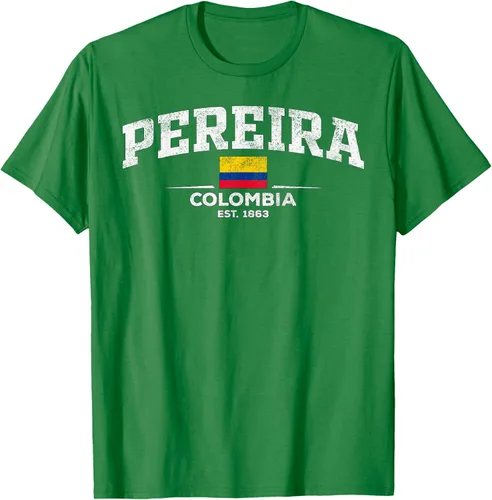 Vista 5 de Camiseta Pereira Colombia, Negro