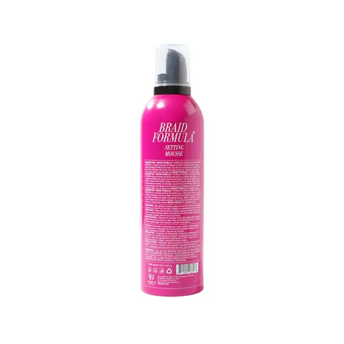 Vista 5 de EBIN NEW YORK Mousse fijador de fórmula trenzada (12.49 oz, aceite de almendras dulces)