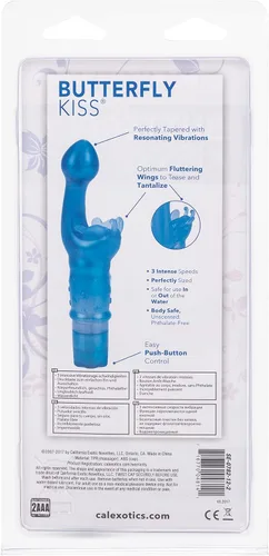 Vista 6 de California Exotics beso de mariposa, SE-0782-12-2, Azul, 1, 1