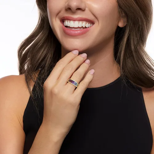 Vista 2 de Ross-Simons 2.20 ct. t.w. Multi-Gemstone Ring in 14kt Yellow Gold