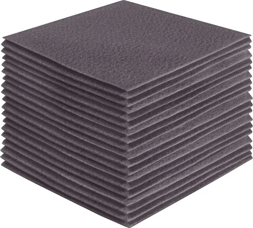 Vista 68 de FabricLA Hojas de fieltro acrílico para manualidades, cuadrados de fieltro precortados suaves de 4 x 4 pulgadas (3.9 in x 3.9 in), utiliza hojas