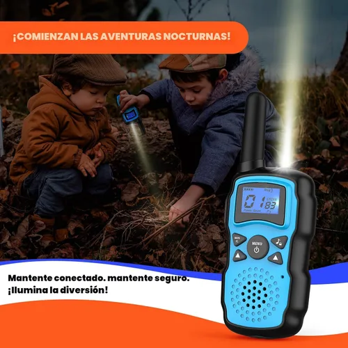 Vista 6 de Wishouse Walkie Talkies para niños recargable
