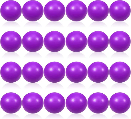Vista 12 de 24 bolas de espuma de 6 colores para aliviar el estrés para niños y adultos, ejercicio de mano, juguetes sensoriales para aliviar la ansiedad, TDAH