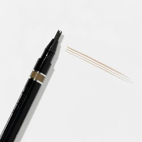 Vista 4 de Billion Dollar Beauty Microblade Effect - Bolígrafo de cejas impermeable con punta múltiple para trazos similares al cabello, alternativa