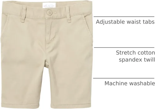 Vista 16 de The Children's Place Pantalones chinos ajustados para bebés y niños pequeños