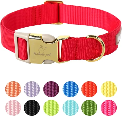 Vista 7 de Lindo Collar de Corduroy para Perro - Collar Ajustable Negro para Perros Pequeños de 4-10lbs, Resistente al Desvanecimiento con Cierre Seguro