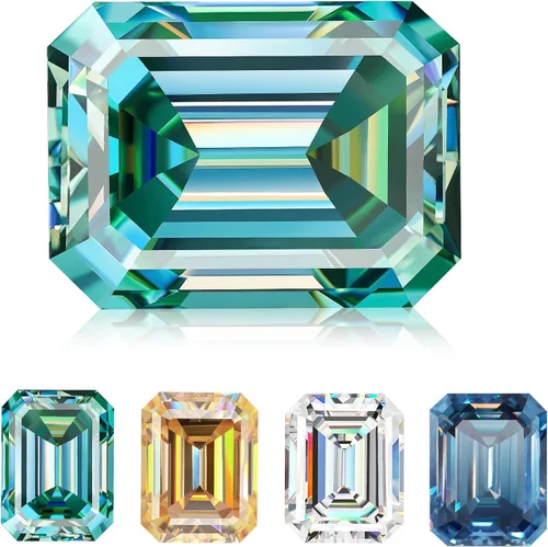 Vista 6 de Moissanite Loose Stone VVS1 Clarity for Pendant Ring Stud Earring Jewelry Making with Certificate of Authenticity GRA