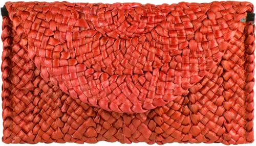 Vista 13 de Freie Liebe Bolsos de mano de paja para mujer, bolsos de playa de verano, bolsos de mano tejidos tipo sobre Beige
