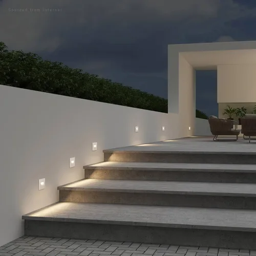 Vista 9 de LEONLITE Paquete de 6 luces LED 5CCT de 120 V, verticales, color blanco