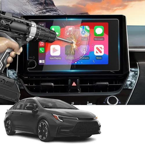 Vista 38 de YEE PIN Protector de pantalla para 2014-2019 4Runner Entune 6.1 pulgadas/2013 BRZ, protector de pantalla táctil de cristal templado para navegación
