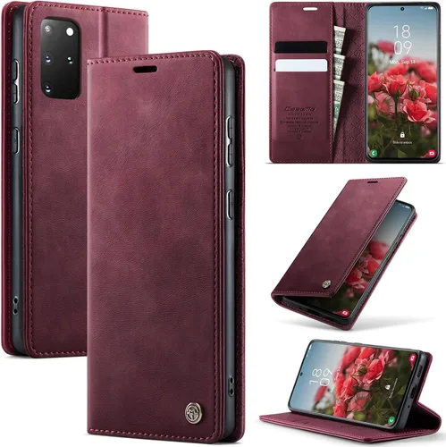 Vista 81 de Funda tipo cartera para Samsung Galaxy Z Fold 7 de piel con tarjetero y función atril, cierre magnético, bloqueo RFID, TPU a prueba de golpes, Negro