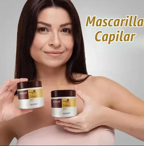 Vista 7 de Karseell - Mascarilla para el cabello con colágeno para reparación profunda y dañada para el cabello