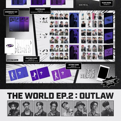 Vista 4 de ATEEZ - El mundo EP.2 : Outlaw Album (Diario ver.)