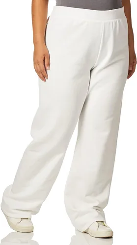 Vista 9 de Hanes Pantalones deportivos para mujer - EcoSmart Fleece Joggers - Pantalones de descanso sin bolsillos con parte inferior abierta - Tallas Ébano