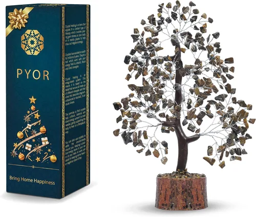 Vista 12 de PYOR Árbol de la vida de 7 chakras, cristales, regalos para mujeres, árbol de cristal, árbol del dinero, cristales y piedras curativas, regalos