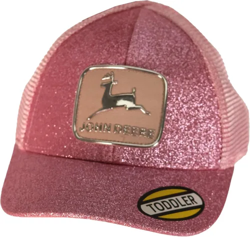 Vista 5 de John Deere Gorra Historic Tm con purpurina rosa-talla única, Rosado