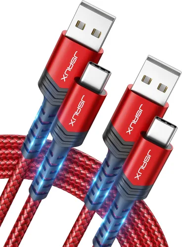 Vista 11 de JSAUX - Cable de carga para iPhone 18 y 17 Pro, 3.3 pies, paquete de 2 USB a USB C, color negro