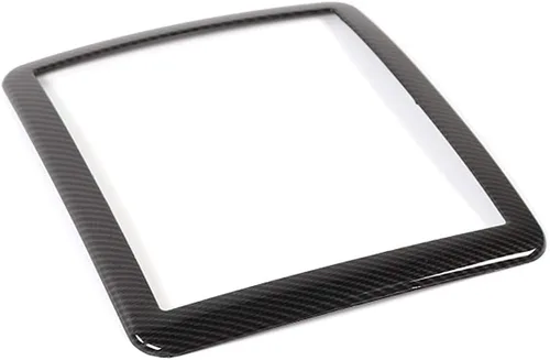 Vista 6 de GZXinWei Cubierta de luz de lectura delantera de fibra de carbono para Dodge Challenger 2010-2023 Trim Frame Accesorios interiores
