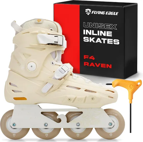 Vista 7 de Flying Eagle F4 Raven Freeskate - Patines en línea para adultos hombres, patines en línea de velocidad para hombres, patines en línea para hombres