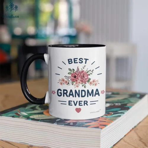 Vista 8 de Juego de tazas de café para los mejores abuelos, regalo de tazas para abuelos, ideas de regalos de nietos, nietos, anuncio de nuevo abuelo, Navidad