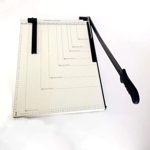 Vista 2 de Cortador de papel estilo guillotina 21" longitud de corte x 16" pulgadas de metal Base Trimmer