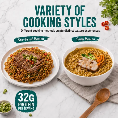 Vista 6 de VOLO VERO Ramen alto contenido en proteínas, fideos de proteína vegetal