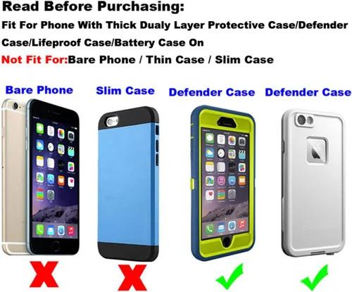 Vista 6 de iphone7G 6G 5G funda de piel cinturón para transporte