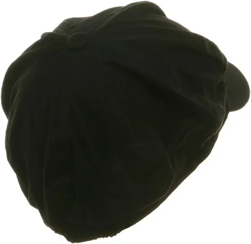 Vista 3 de e4Hats.com Gorra de periódico elástico de algodón