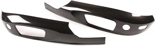 Vista 4 de YIWANG Panel de interruptor de botón de ajuste de asiento de fibra de carbono ABS 2 piezas para BMW Serie 3 E90 2005-2012/X1 E84 2010-2015