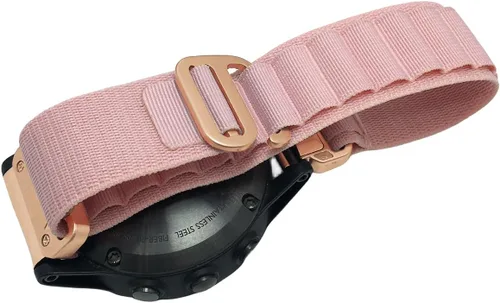Vista 7 de Correa de reloj de nylon de ajuste rápido de 22 mm para Garmin Fenix 8/E/7/7 Pro/6/6 Pro/5/5 Plus(47mm), Epix Pro Gen 2 47mm, Forerunner