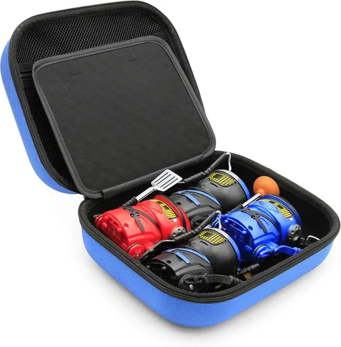Vista 9 de CASEMATIX Funda de robot compatible con 4 Ninja Bots Battle Bots y accesorios de juguetes ninja, solo incluye funda