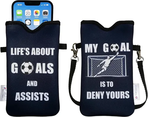 Vista 62 de Tainada Funda Estuche Bolsa de Neopreno para Teléfono para Hombres y Mujeres con Correa Cruzada/Cordón para el Cuello para iPhone 17/16/15 Pro Max