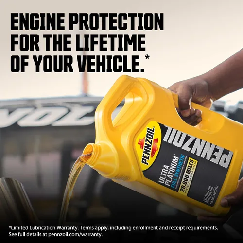 Vista 3 de Aceite completamente sintético para motor Pennzoil Ultra Platinum 0W-40, 1 cuarto de galón
