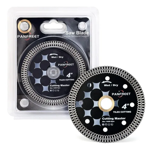 Vista 9 de Hoja fina estupenda de la porcelana del diamante de 4" para cortar las tejas de cerámica de la porcelana del mármol