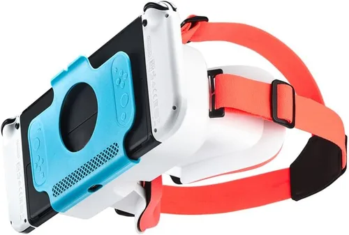 Vista 2 de Ferbao Lentes de realidad virtual para Nintendo Switch OLEDpara Nintendo Switch 3D de realidad virtual VR