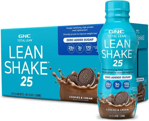 Vista 11 de GNC Total Lean Lean Shake 25 - Mantequilla de maní y chocolate (16 porciones)