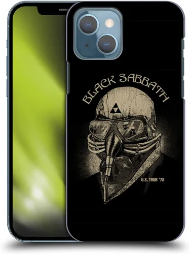 Vista 8 de Head Case Designs Carcasa rígida con licencia oficial de Black Sabbath Red Logo Key Art compatible con Apple iPhone 13