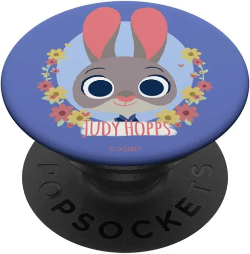 Vista 6 de Disney Zootopia Judy Hopps Retrato PopSockets MagSafe PopGrip para iPhone