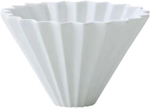 Vista 6 de Taza de Filtro Origami Goodening, Cafetera de Cerámica para Verter Café, Gotero de Café Manual sin Electricidad, Fácil Elaborador Manual para Hogar