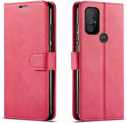 Vista 9 de STARSHOP Funda de teléfono compatible con Moto G Power 2022, con protector de pantalla de vidrio templado incluido, cartera de piel sintética a