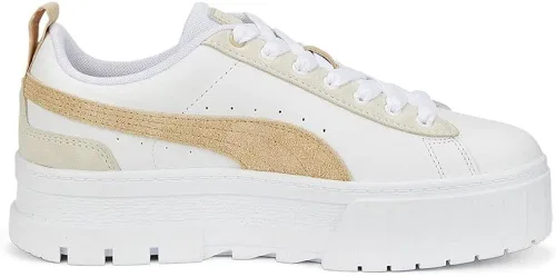 Vista 3 de PUMA Zapatillas Mayze Court para mujer, color blanco