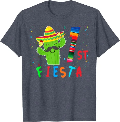 Vista 107 de Camiseta mexicana para fiesta temática de cumpleaños a juego, Negro, S
