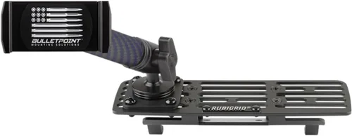 Vista 11 de Soporte para teléfono Bulletpoint compatible con panel de 2013-2018 RAM Truck y RAM 1500 Classic 2019+ con montaje de bola de 20 mm - Compatible