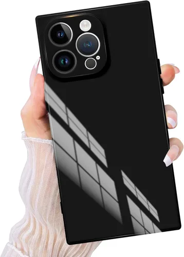 Vista 15 de Funda rectangular compatible con iPhone 15 para mujeres y hombres, TPU suave a prueba de golpes, protección completa de la lente, funciona