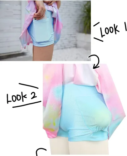 Vista 5 de MODAFANS Conjunto deportivo de camiseta sin mangas y pantalón corto para niñas